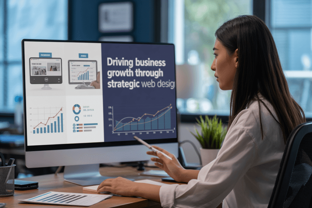 drive business growth through web design